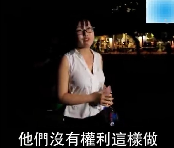 内地女生怒撕“港独”海报：你们不能代表我