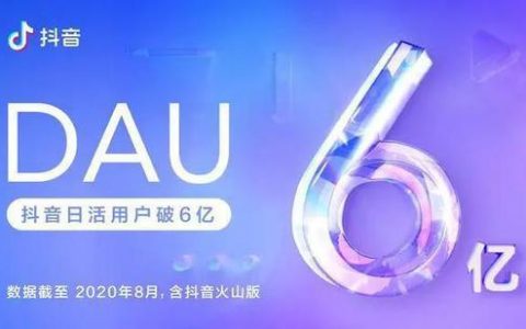 抖音DAU破6亿，距离微信还有多远 ？