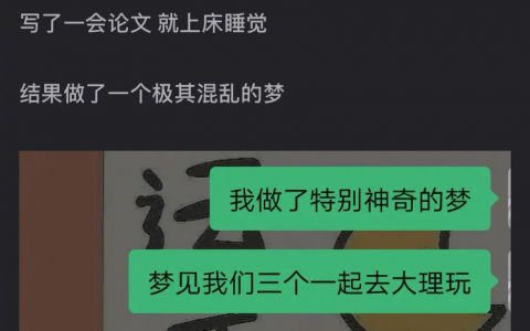 哈哈哈哈哈哈哈是＂查重＂的隐射之梦吗？